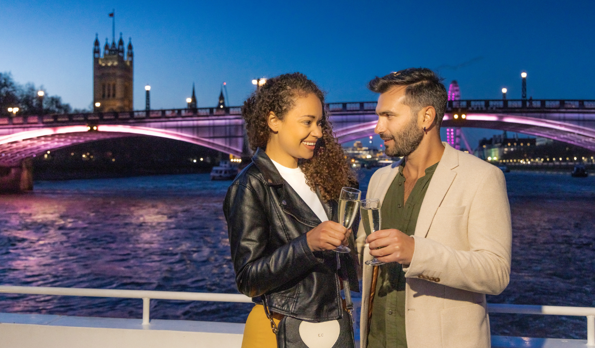 Valentine's Day couple on City Cruises